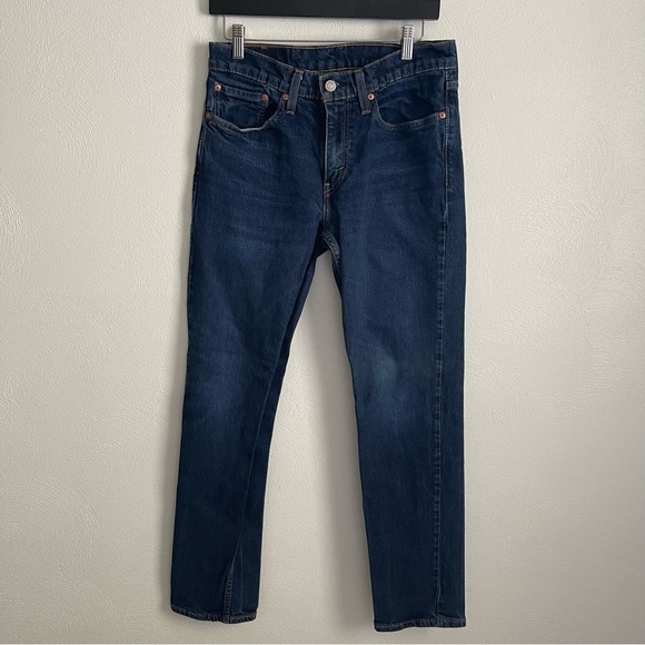 Levis Mens 511 Slim Fit Stretch Jeans 31x32 dark wash  Denim Cotton Blend‎ - Picture 11 of 13